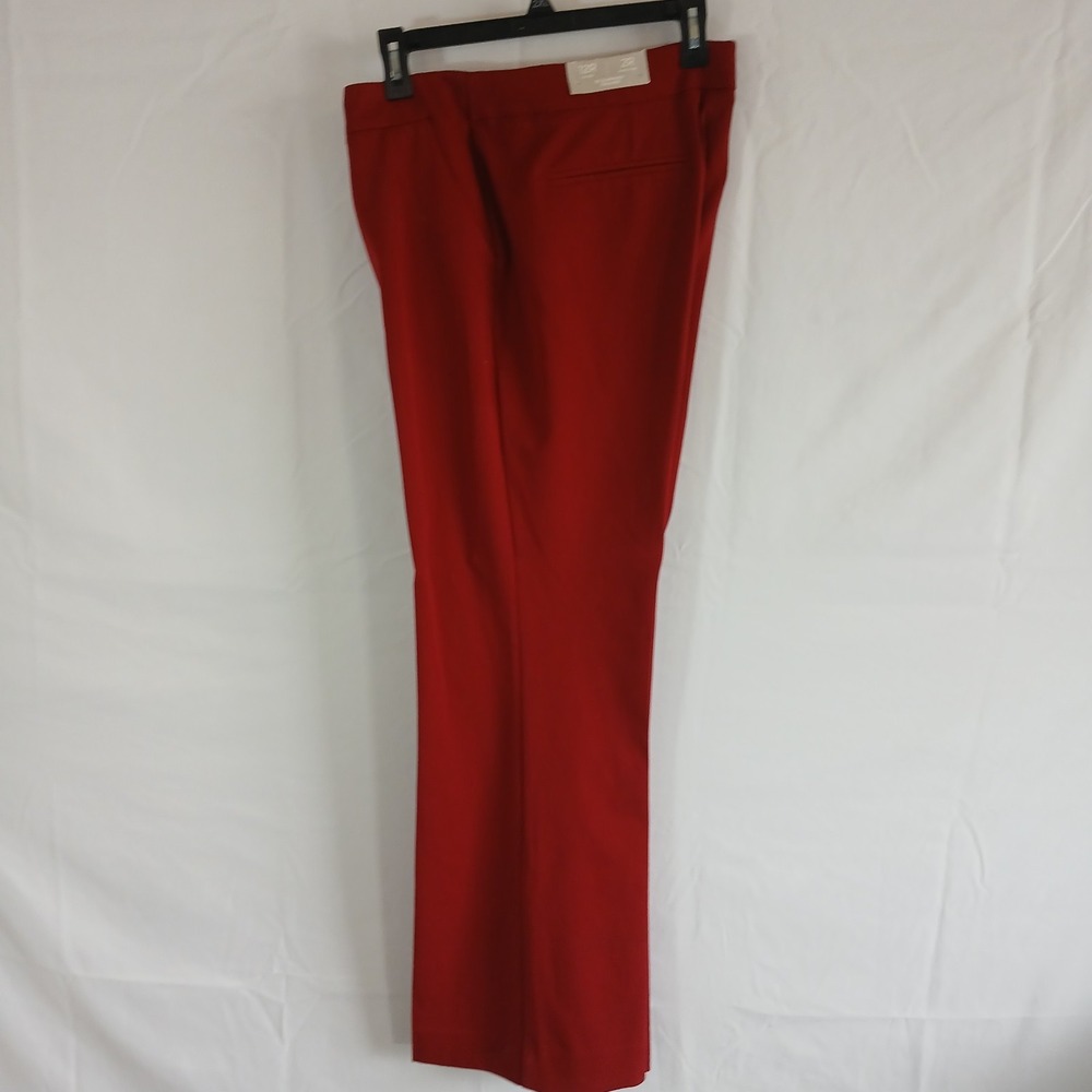 Chico's Pants  Red‎ Slimming Trousers NWT SZ 2R Business Party Holiday Travel